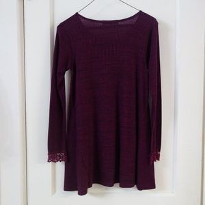 Jolt Long Sleeve Tunic Size Small